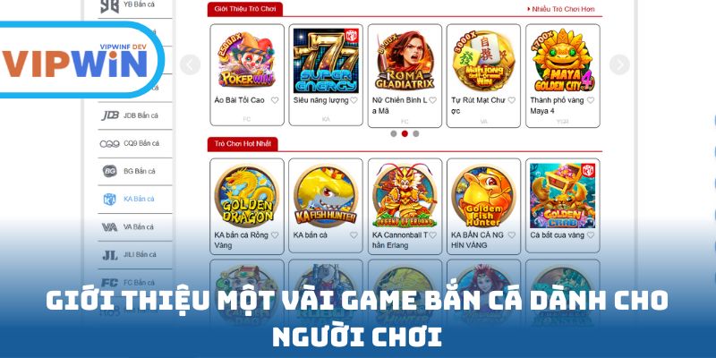 Giới thiệu một vài tựa game bắn cá nổi bật dành cho người chơi