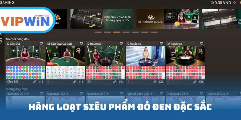 Hàng loạt siêu phẩm đỏ đen đặc sắc