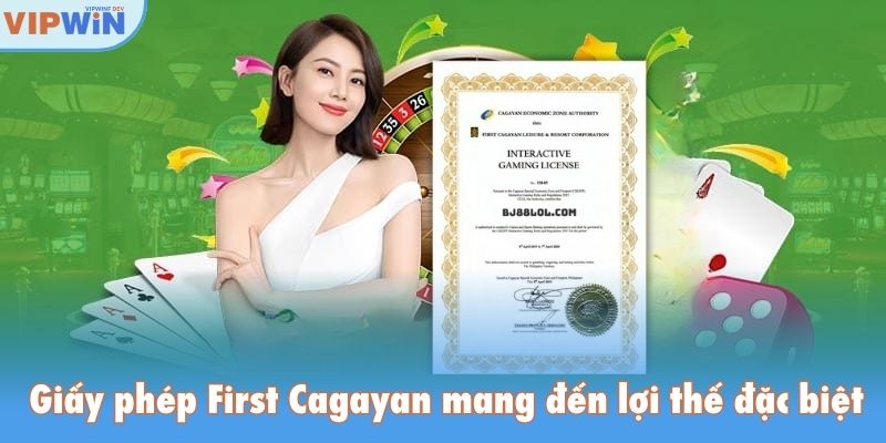 Giấy phép First Cagayan mang đến lợi thế đặc biệt